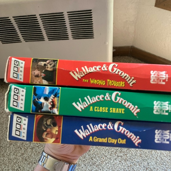 Media Wallace And Gromit 3 Vhs Tapes Poshmark